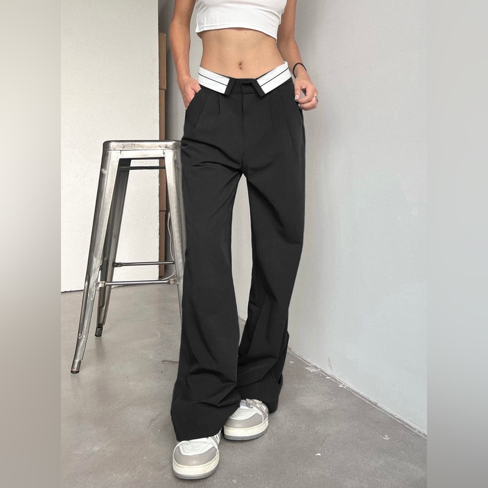 Commense Black Track Pants